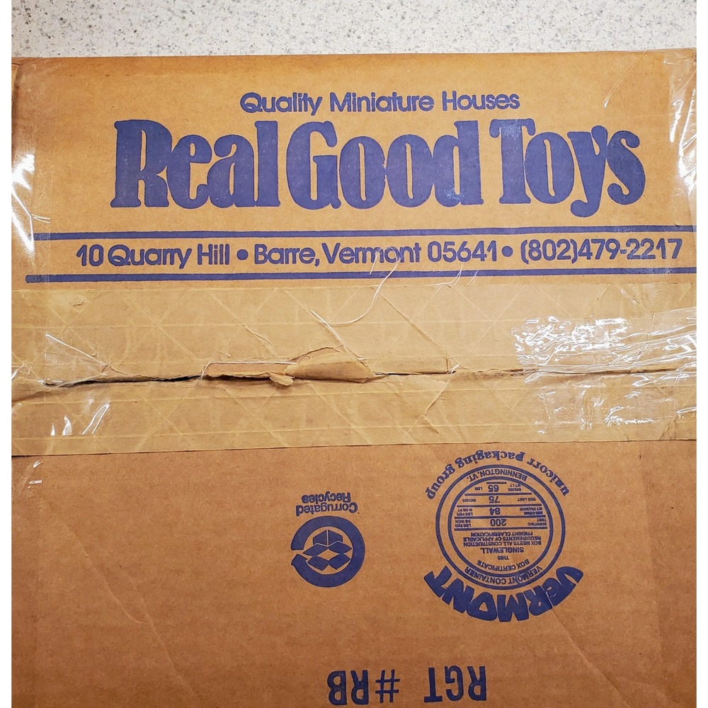 Real Good Toys Traditional Room Box Kit Unisex OS Brown Like New #RB Pine Wood